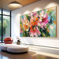 Colorful Abstract Floral Painting