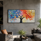 Spectrum Harmony Abstract Tree Painting #REX2 (484)