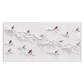 Alpine Skiers 3D Textured Painting