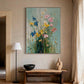 Wildflower Breeze Impasto Floral Oil Painting