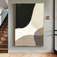 Soft Contour Neutral Abstract Painting