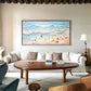 Golden Waves-Beach Abstract Painting