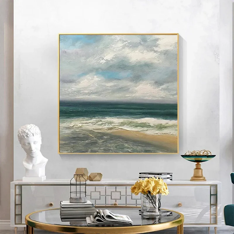 Tranquil Ocean View Painting