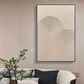 Minimalist Beige Textured Painting