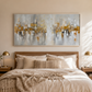 Abstract Metallic Cityscape Painting #ART09