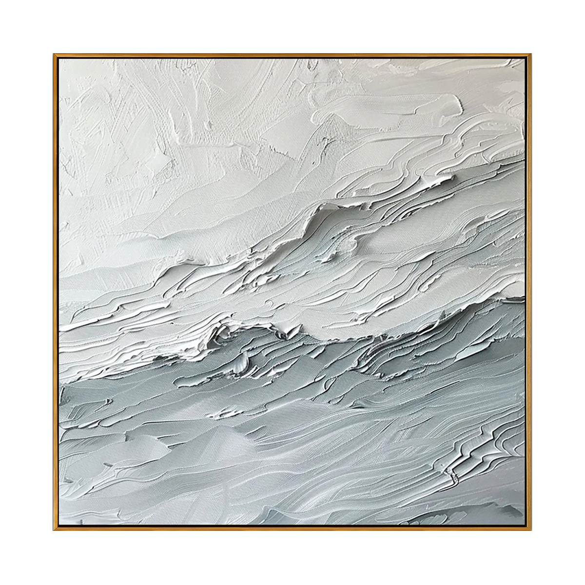 Tidal Flow Impasto Painting