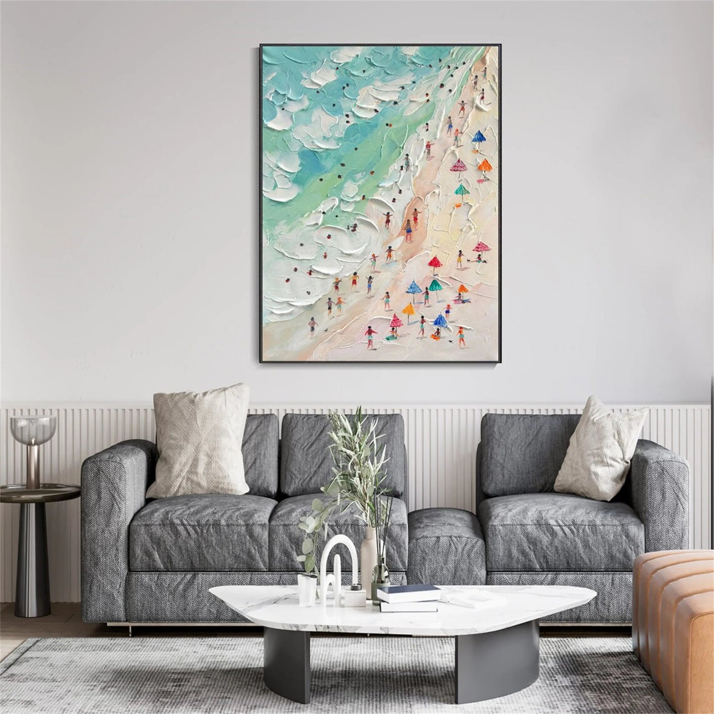 Azure Breeze-Beach Landscape Painting