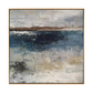 Vintage Horizon Abstract Seascape Painting