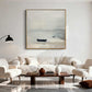 Still Shore Boat Landscape Painting