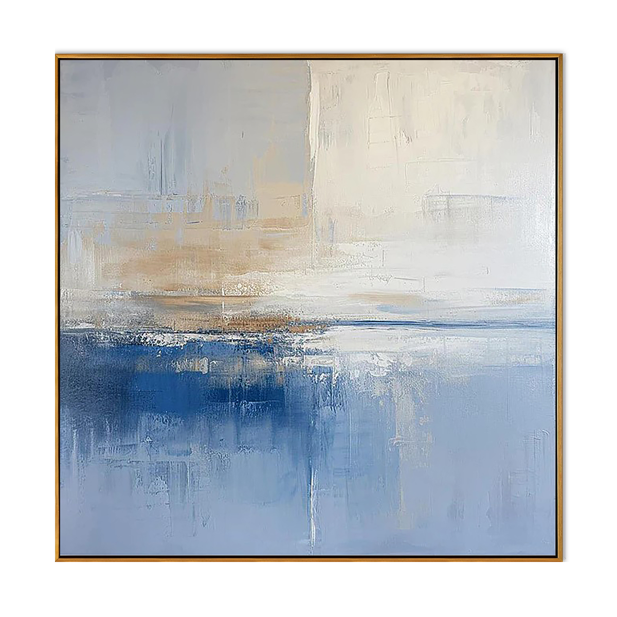 Azure Horizon Abstract Seascape