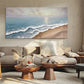 Golden Horizon-Beach Waves Painting