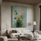Wildflower Breeze Impasto Floral Oil Painting