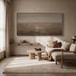 Taupe Horizon Minimalist Painting