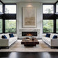 Neutral Cascade Wabi Sabi Canvas Art