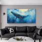 Ocean Dawn Blue Whale Painting