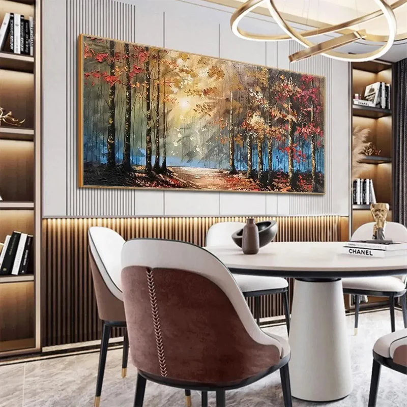 Autumn Landscape Textured Painting