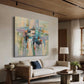Ethereal Pastel Mosaic Abstract Painting