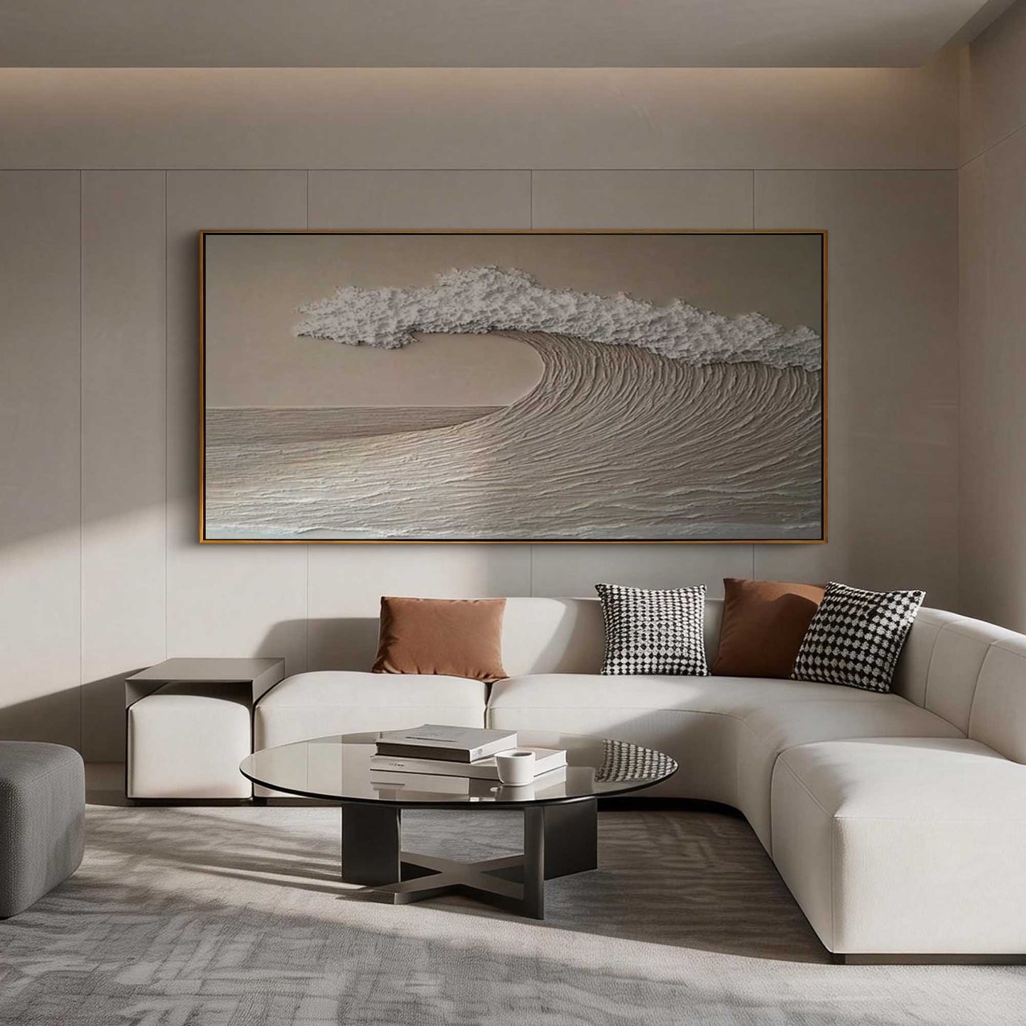 Serene Crest Wave Painting