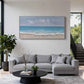 Turquoise Shoreline Textured Ocean Painting