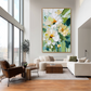 Mint Breeze Floral Abstract Painting