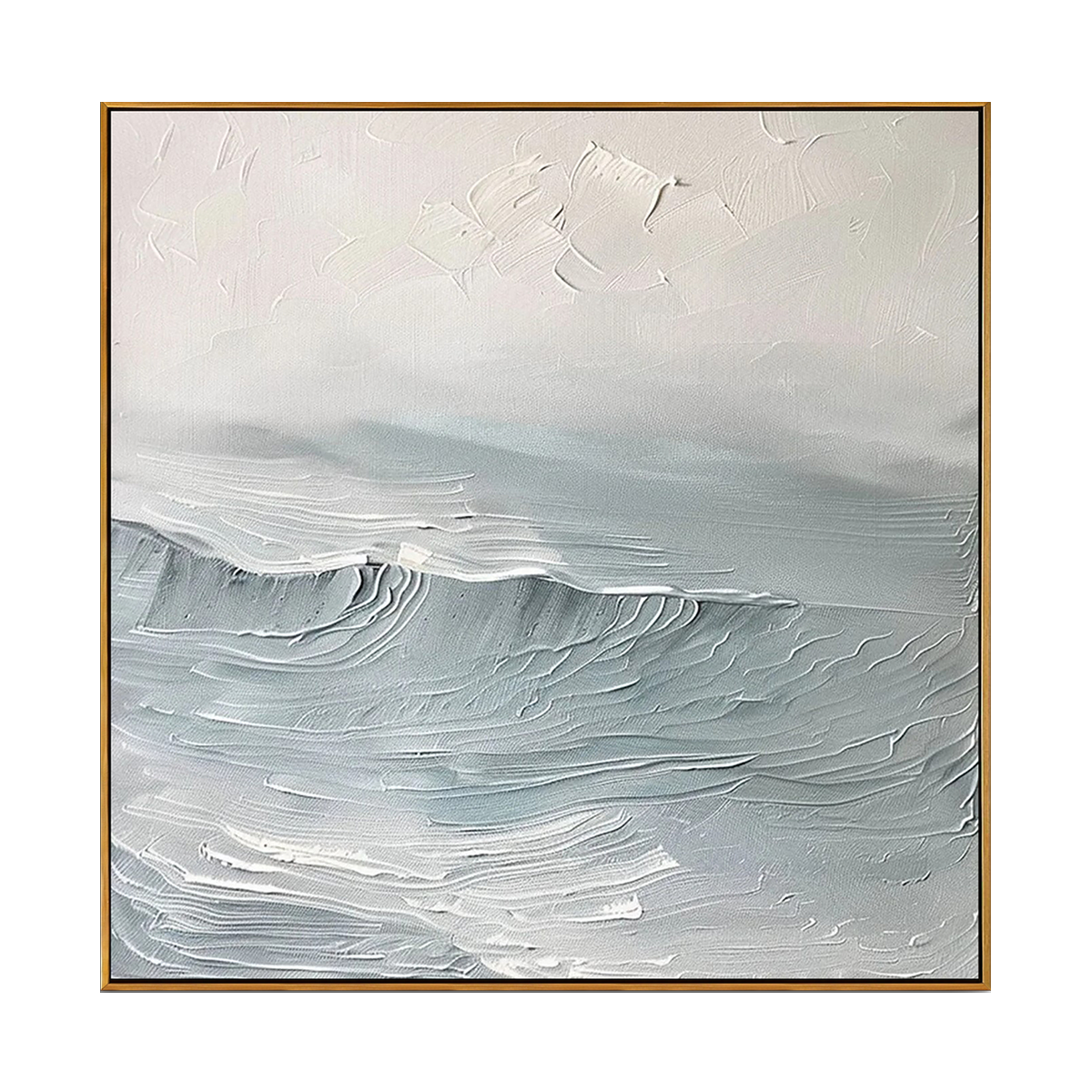 Calm Surf Impasto Painting