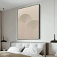 Minimalist Beige Textured Painting