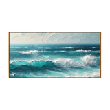 Aqua Tide Textured Seascape