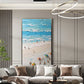 Emerald Tide-Green Seascape Painting