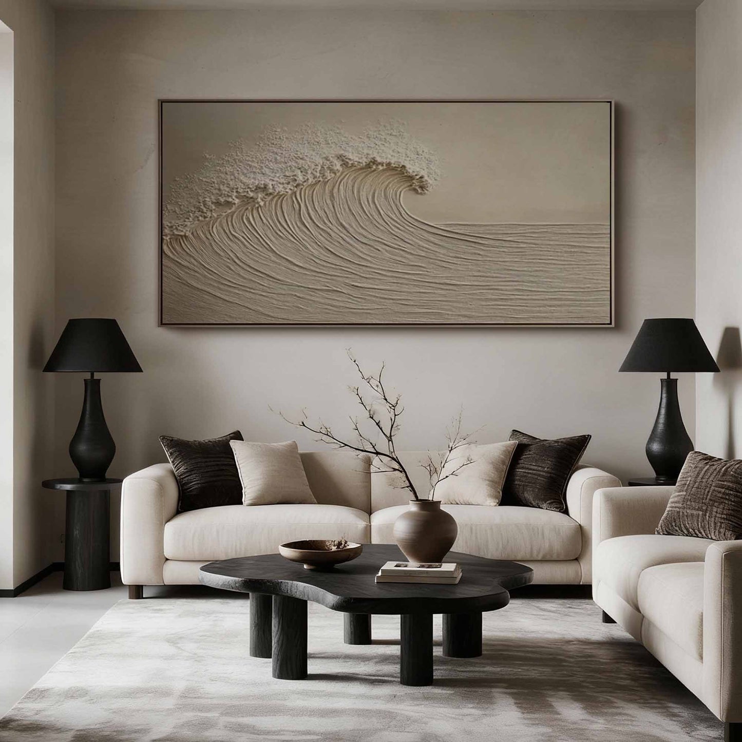 Sand Whisper Wave Abstract