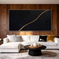 Golden Rhythm Geometric Abstract