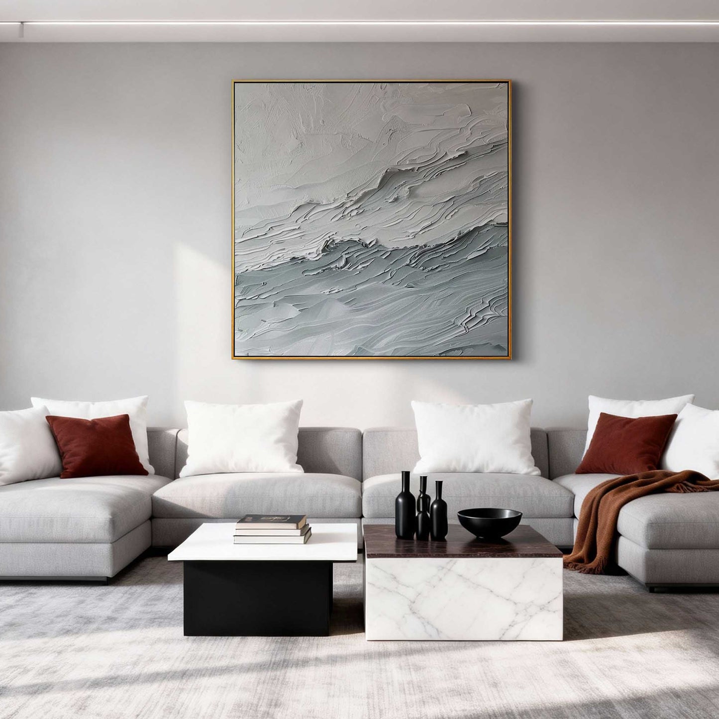 Tidal Flow Impasto Painting