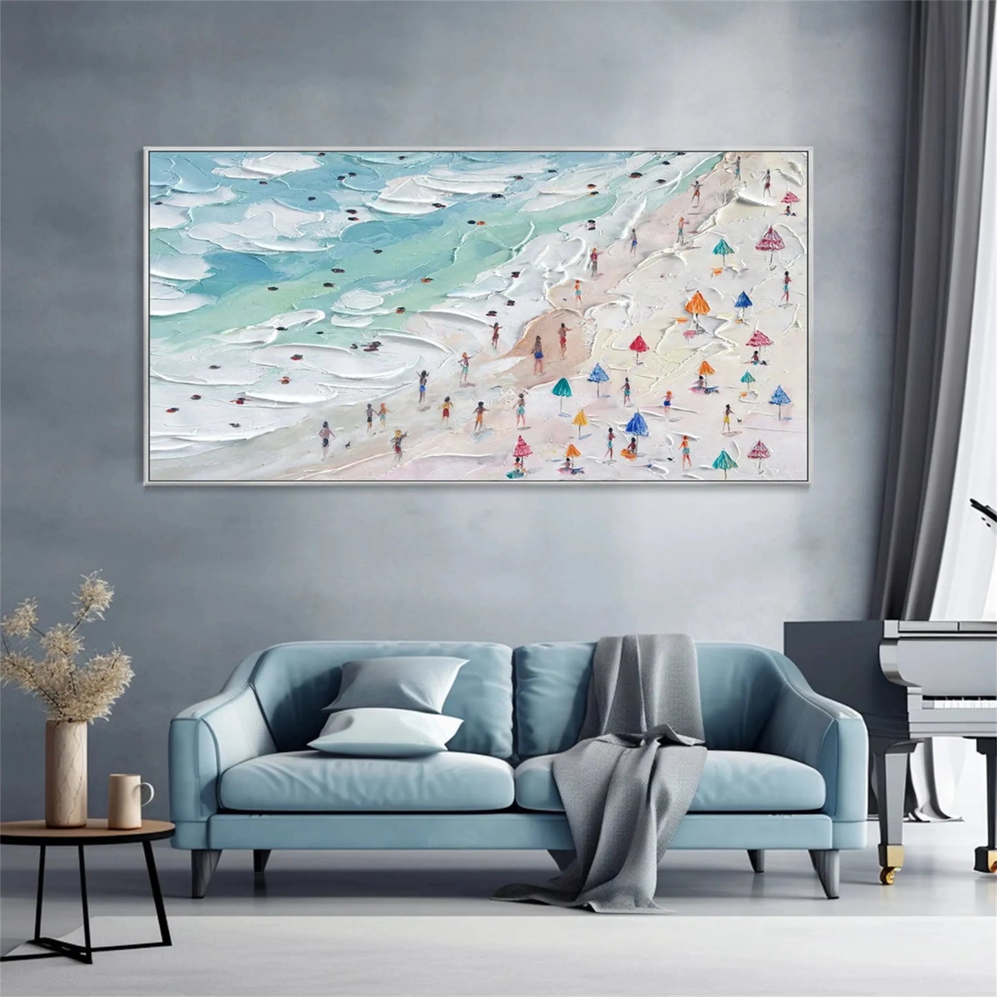 Golden Sands-Beach Abstract Painting