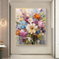 Blooming Harmony Floral Abstract Painting