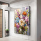 Blooming Harmony Floral Abstract Painting