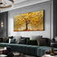 Golden Fall Canopy Tree Painting