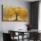 Golden Fall Canopy Tree Painting