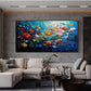 Vivid Reef Drift Abstract Painting