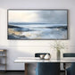 Calm Horizon Blue Seascape Painting