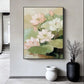 Gentle Lotus Harmony Abstract Painting