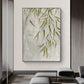 Willow Breeze Botanical Abstract Painting