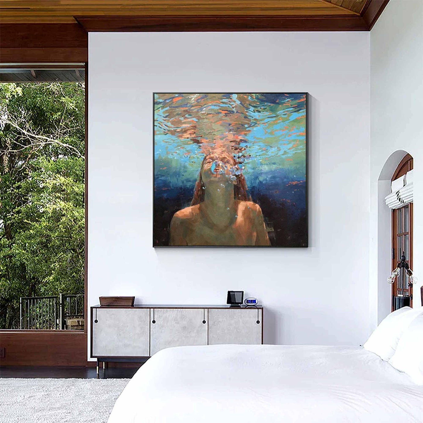 Silent Breath Underwater Figurative Painting