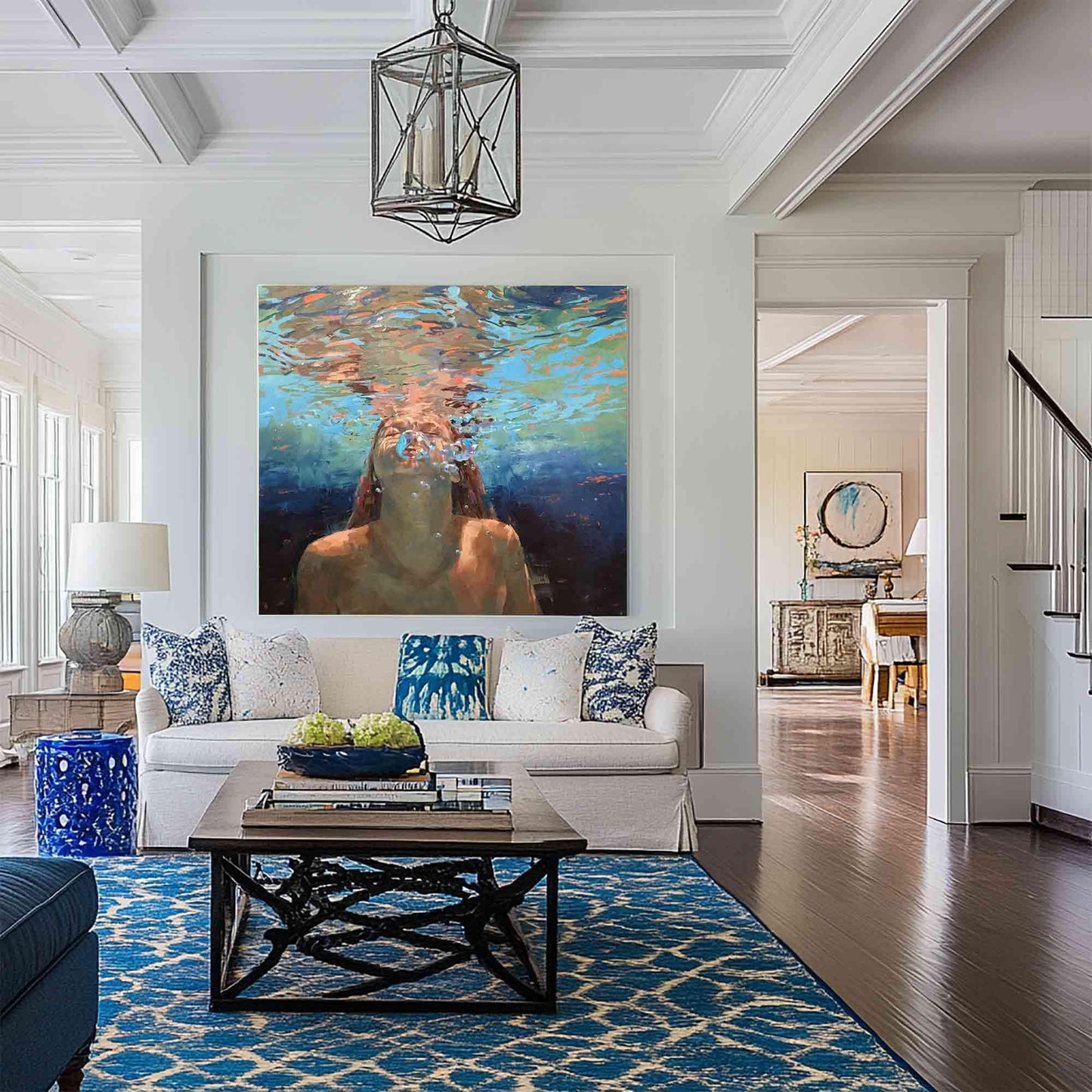 Silent Breath Underwater Figurative Painting