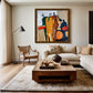 Café Jazz Quartet Abstract Painting
