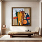 Café Jazz Quartet Abstract Painting