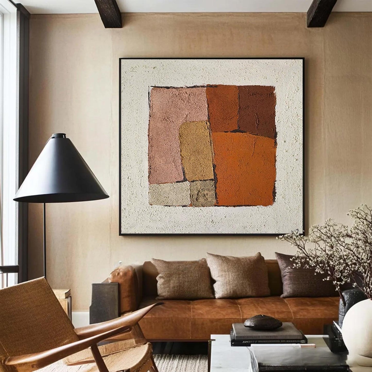 Earthbound Terra Textured Abstract Painting