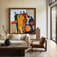 Café Jazz Quartet Abstract Painting
