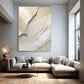 Serene Layers Beige Textured Painting