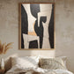 Black & White Modern Abstract Painting