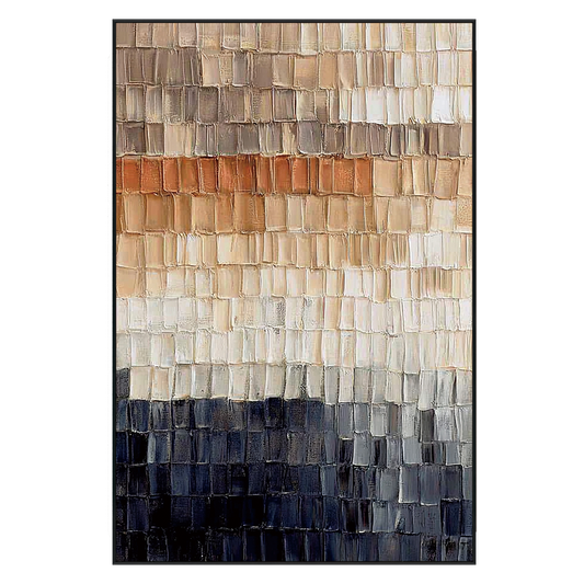 Earth Layers Textured Abstract Painting #RAS7