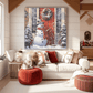 Snowman Welcome – Red Door Christmas Painting